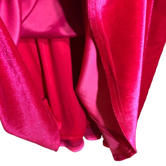 Tadashi Shoji Lace & Velvet Sheath Dress LS 12 - Picture 9 of 12